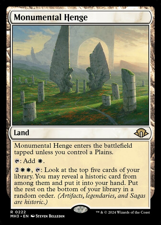 Monumental Henge MTG Single | MH3 #222