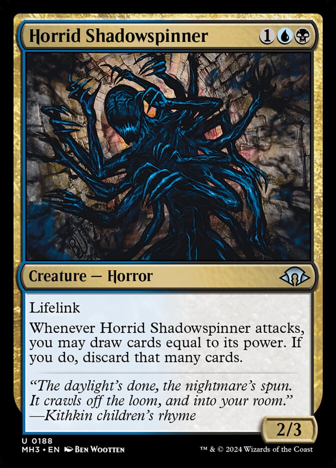 Horrid Shadowspinner MTG Single | MH3 #188