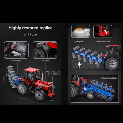 RC Multi Function Farm Tractor - Cada Master Brick