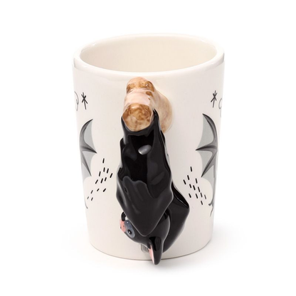 Bat Shaped Handle Mug