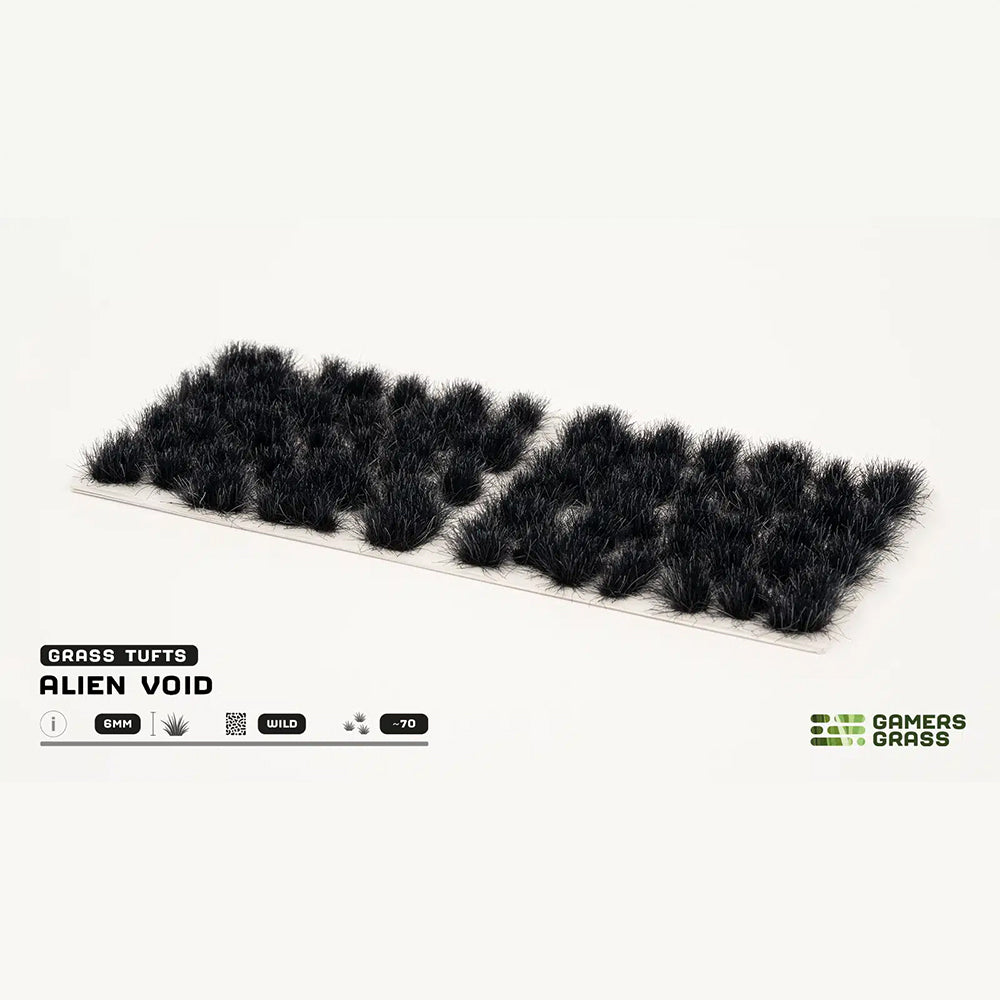 Gamers Grass Alien Void Black 6mm Tufts