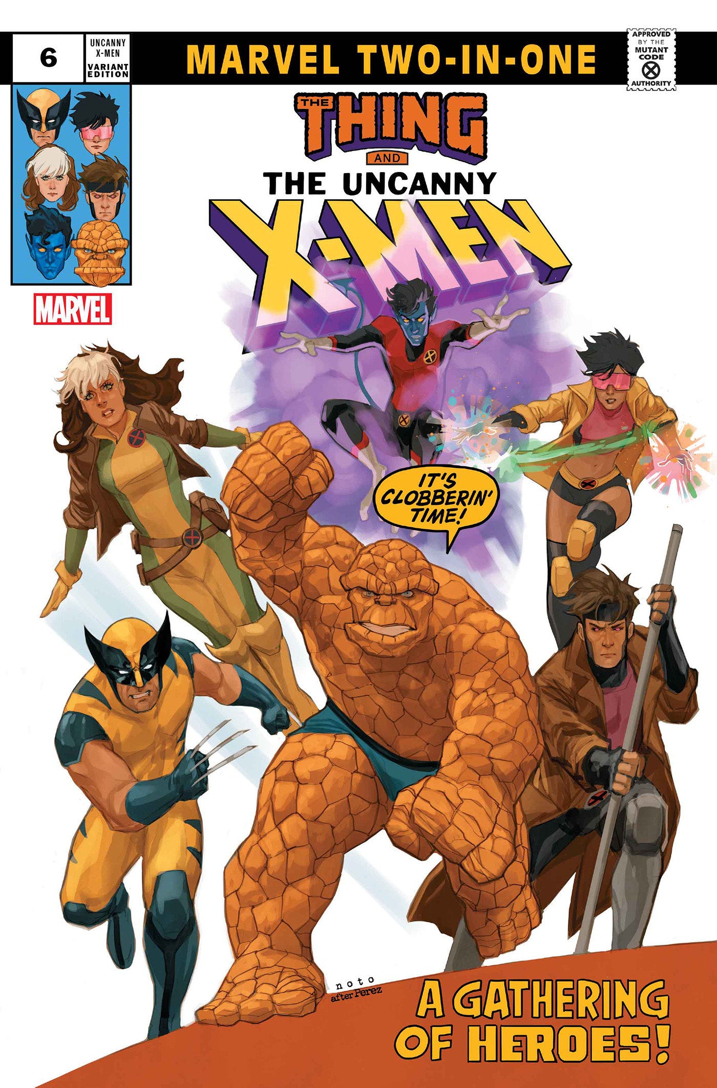 Uncanny X-Men #6 Phil Noto Marvel Two-In-One Variant