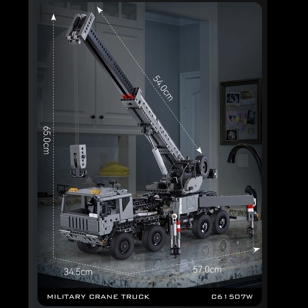 Military Crane Truck - Cada Master Brick