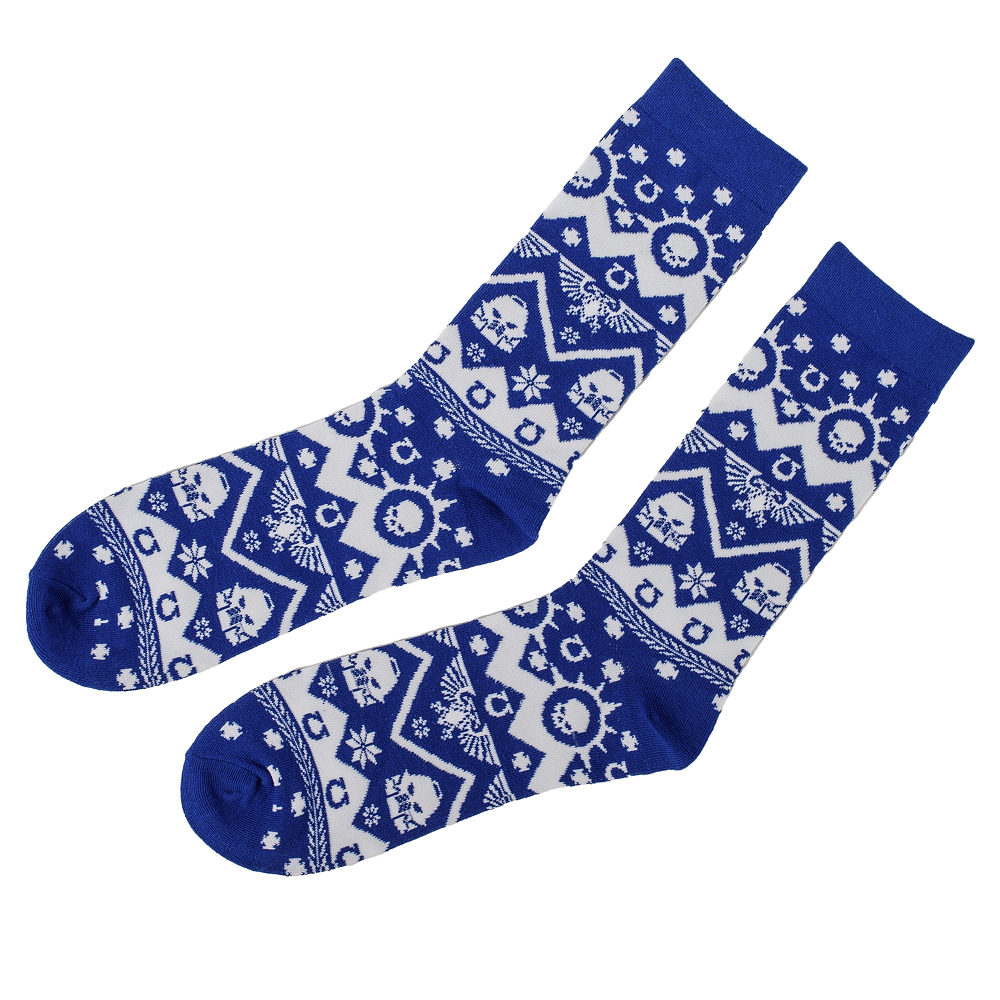 Warhammer 40k Ultramarines Socks