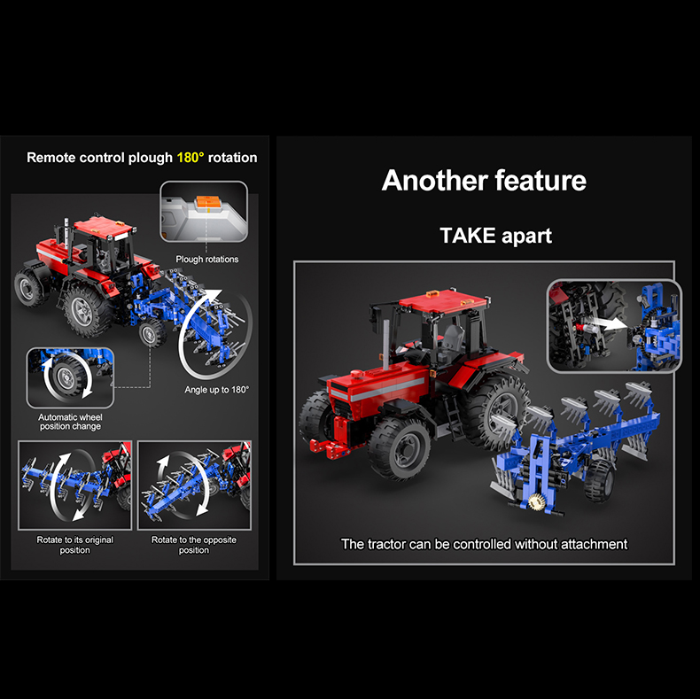 RC Multi Function Farm Tractor - Cada Master Brick