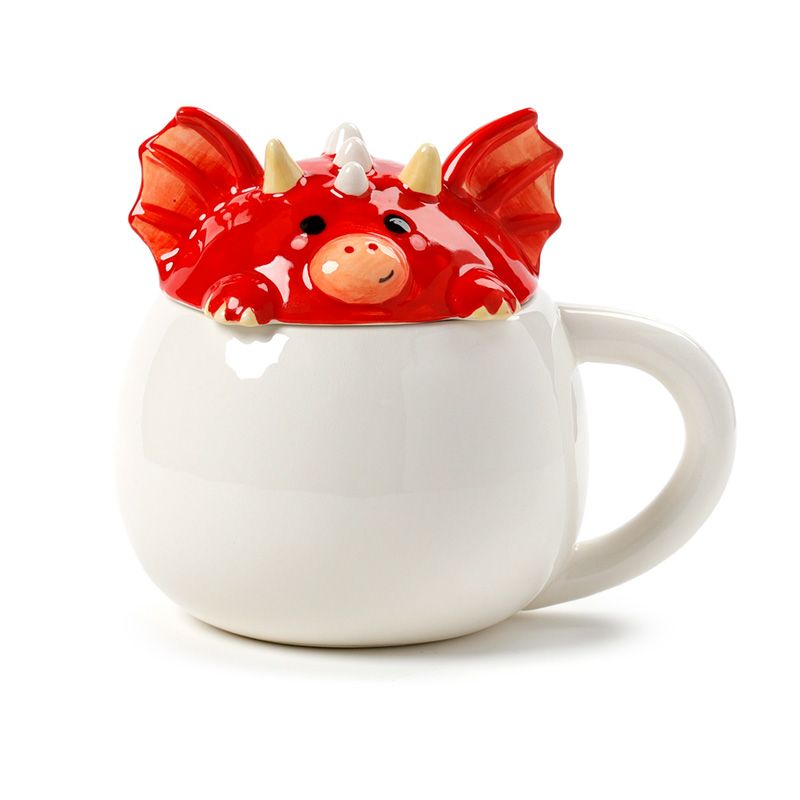 Red Dragon Peek A Boo Mug