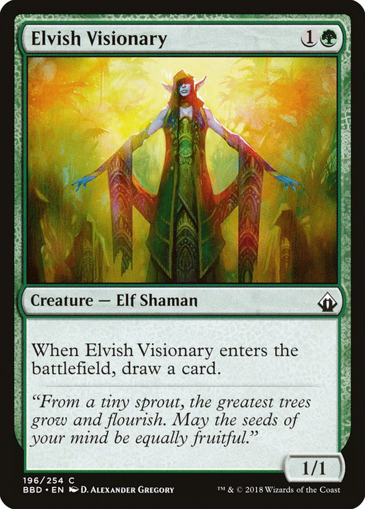 Elvish Visionary Battlebond #196...