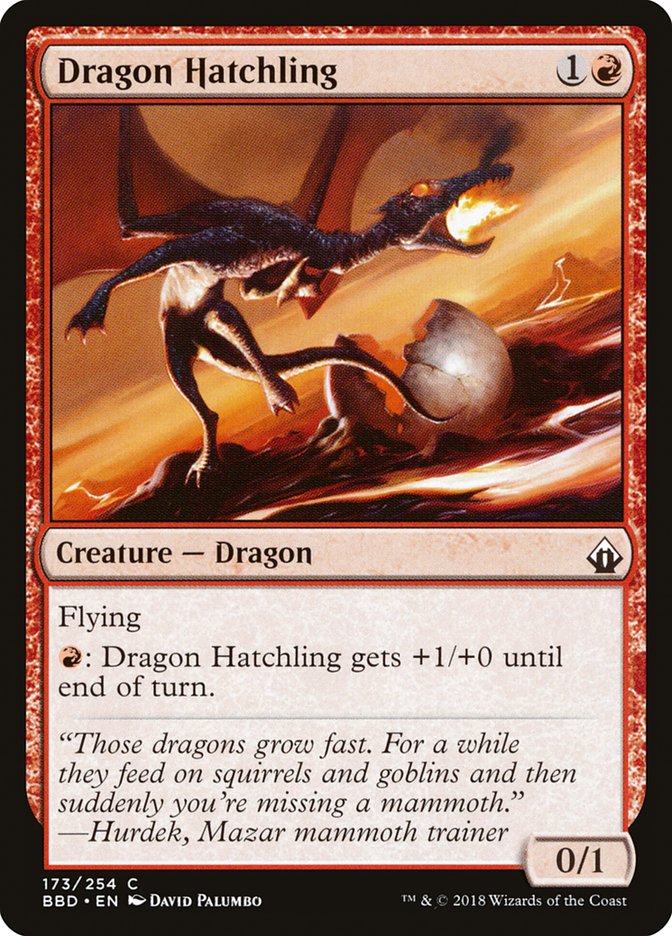 Dragon Hatchling Battlebond #173 | Magic! The Gathering Single