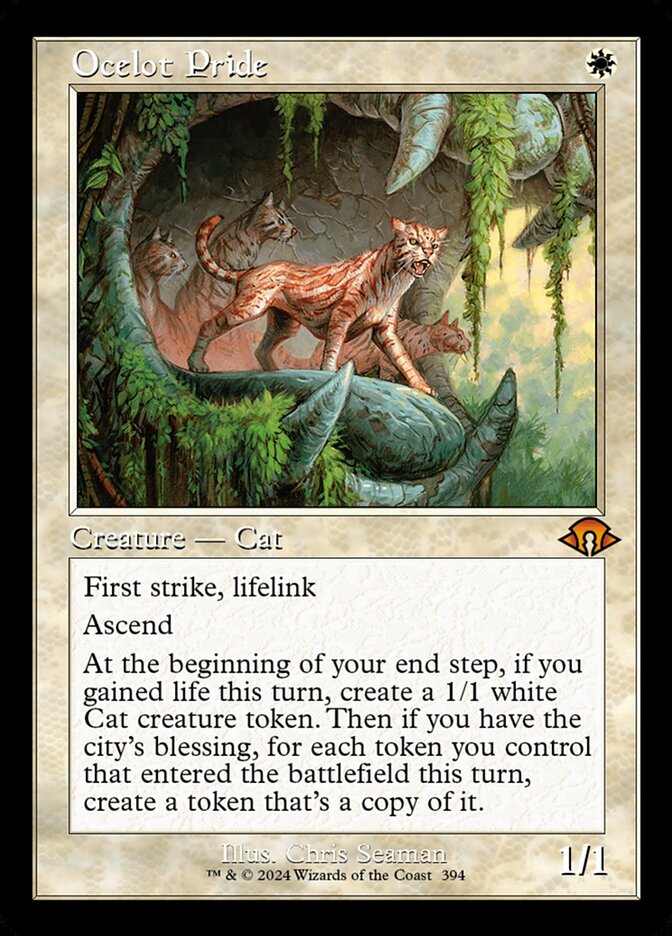 Ocelot Pride Retro Frame MTG Single | MH3 #394