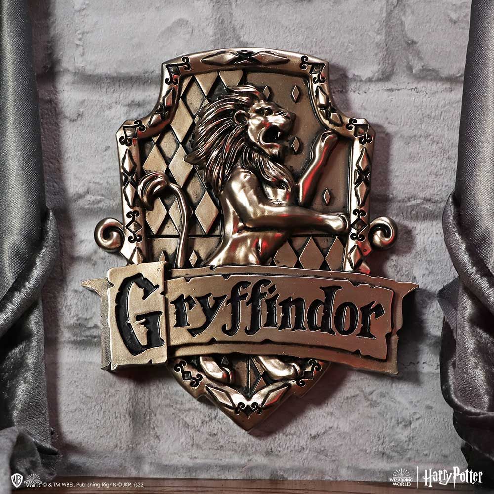 Harry Potter Bronze Gryffindor Wall Plaque 20cm  - Nemesis Now