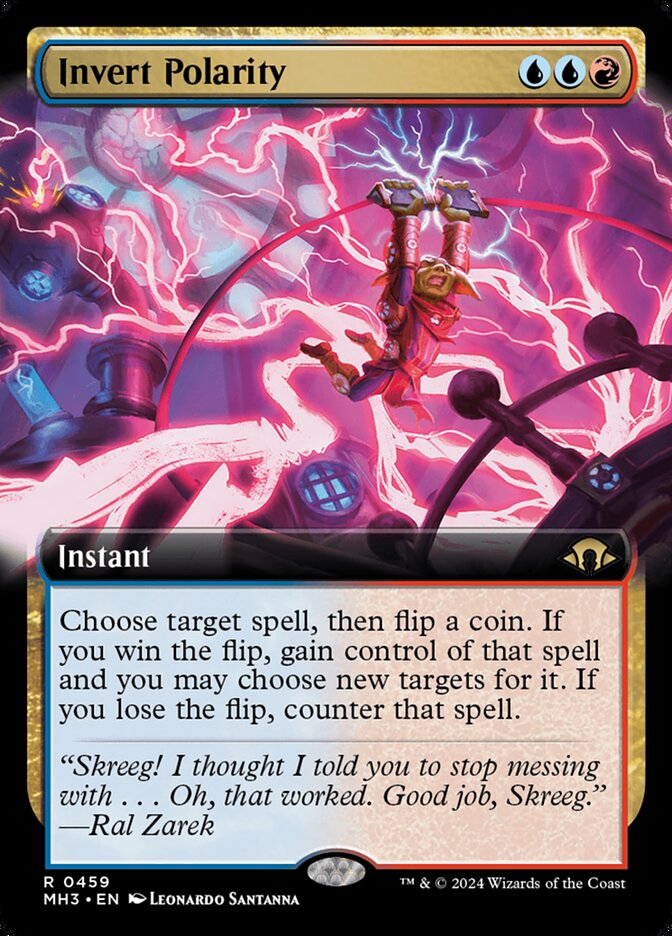 Invert Polarity Extended Art MTG Single | MH3 #459