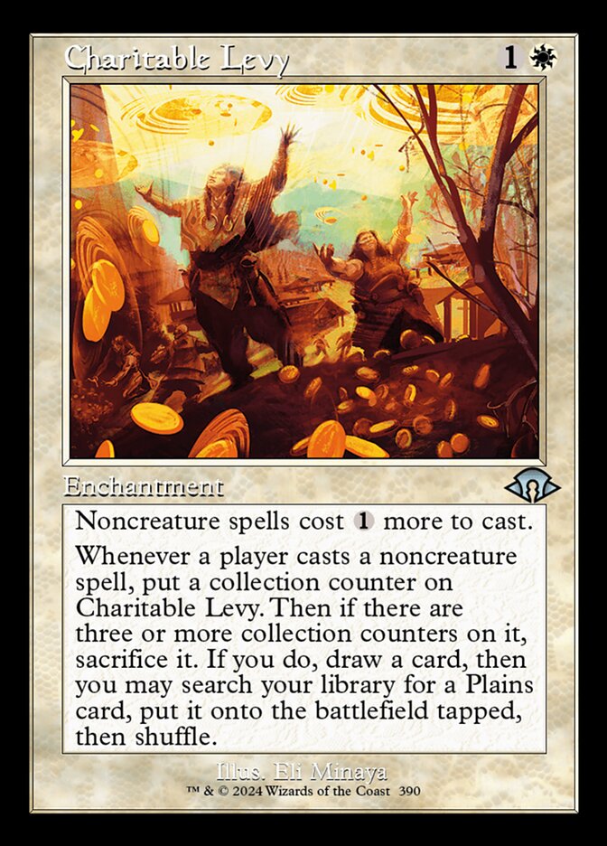 Charitable Levy Retro Frame MTG Single | MH3 #390