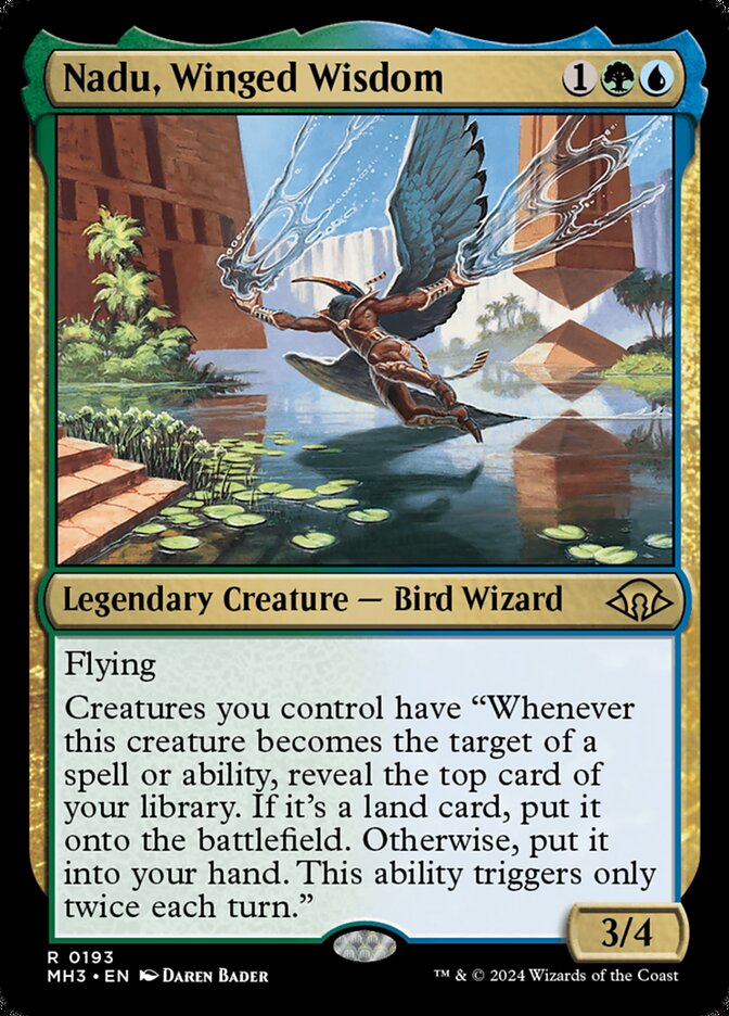 Nadu, Winged Wisdom MTG Single | MH3 #193