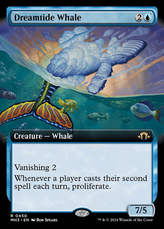 Dreamtide Whale Extended Art MTG...