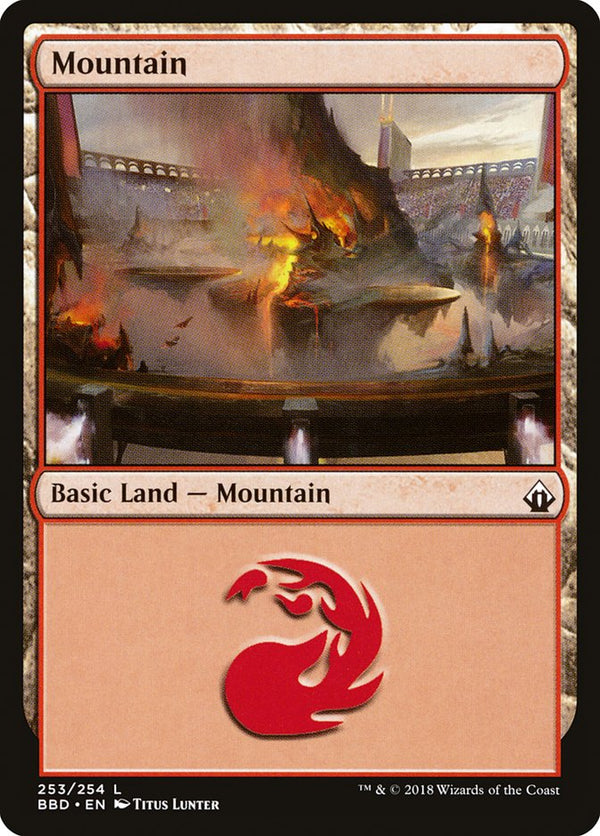 Mountain Battlebond #253 | Magic! The Gathering Single