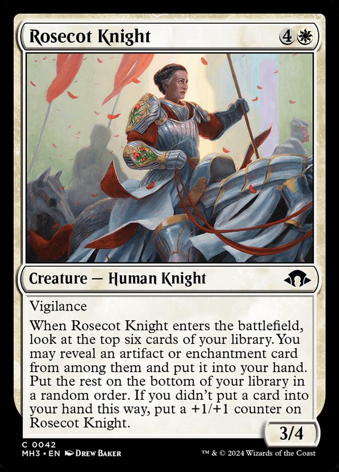 Rosecot Knight MTG Single | MH3 #042