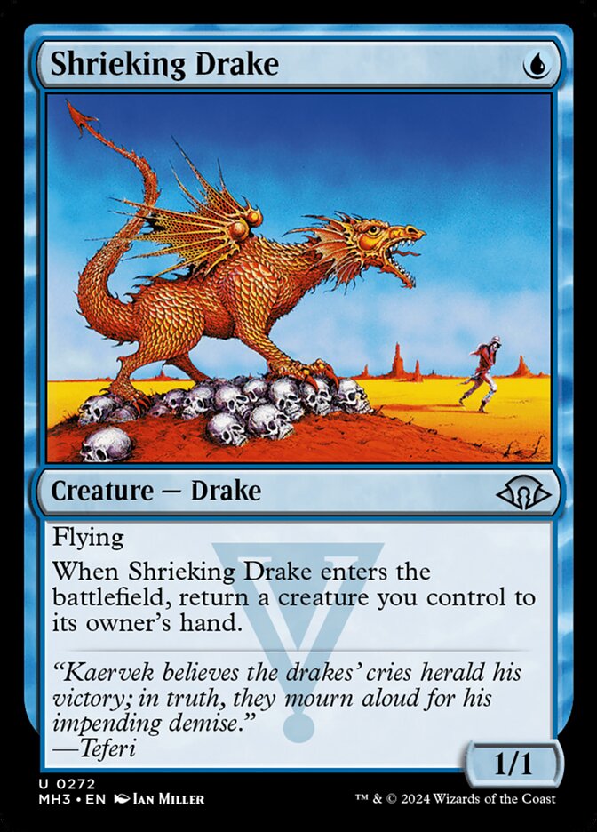 Shrieking Drake MTG Single | MH3 #272