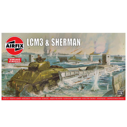 Airfix LCM3 & Sherman - 1/76 Vintage Classics