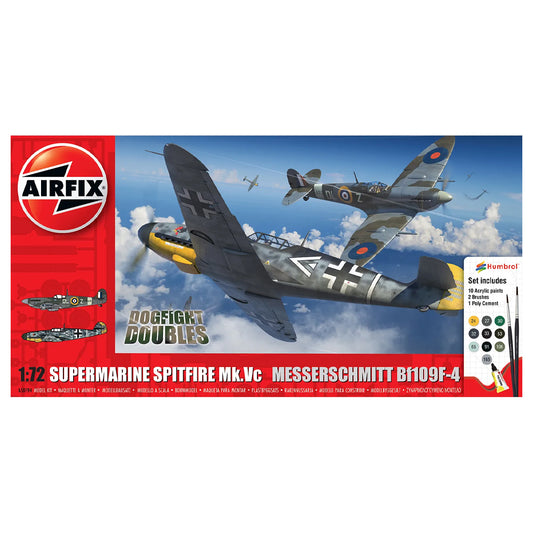 Spitfire Mk.Vc & Messerschmitt Bf109F-4 Dogfight Double 1/72