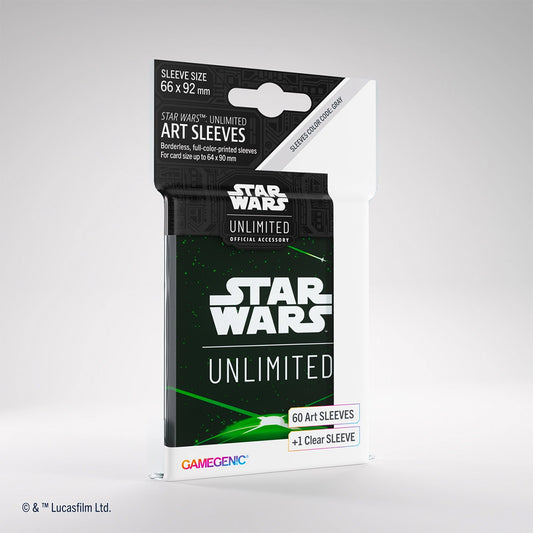 Star Wars Unlimited Sleeves Green Card Back