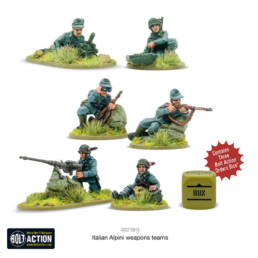 Italian Alpini Weapons Teams - Bolt Action