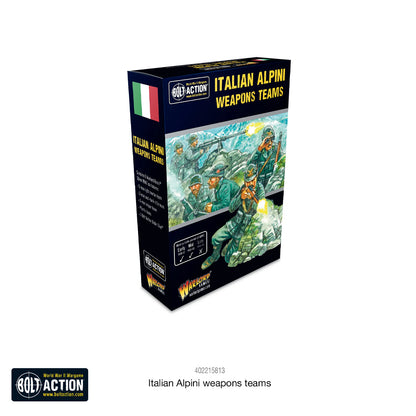 Bolt Action Italian Alpini Weapons Teams Boxed set
