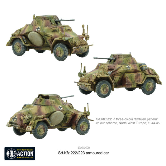 Bolt Action SD.KFZ 222/223 Armou...