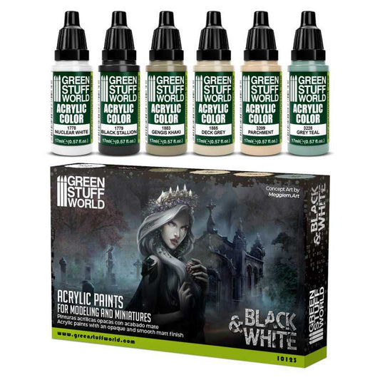 Black and White Paint Set - 1012...