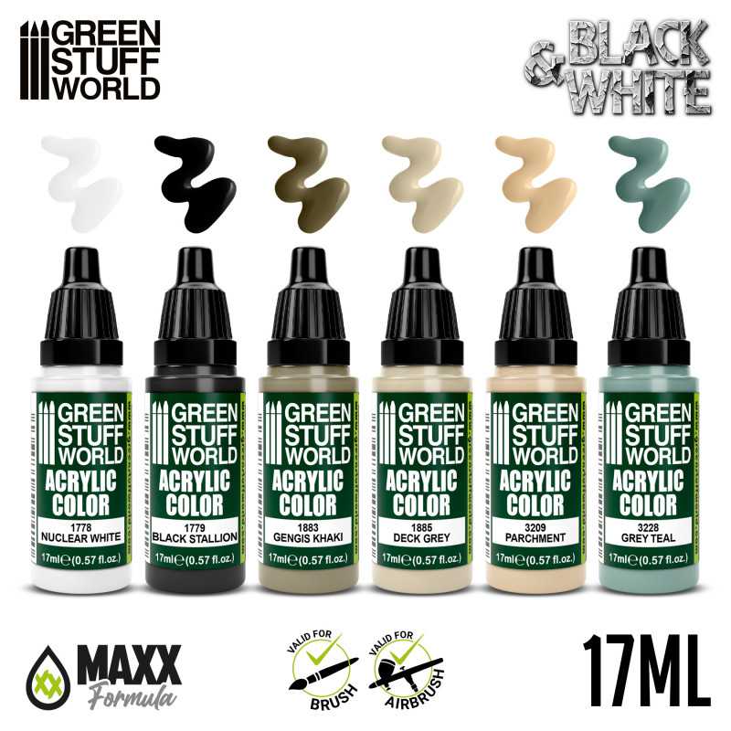 Maxx Formula Black & White Paints