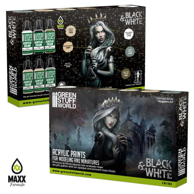 GSW Black & White Painting Set