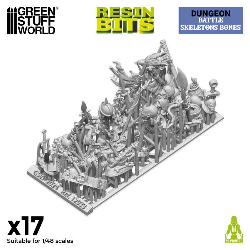 Battle Skeleton Bones Basing Components
