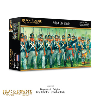 Napoleonic Belgian Line Infantry - Black Powder