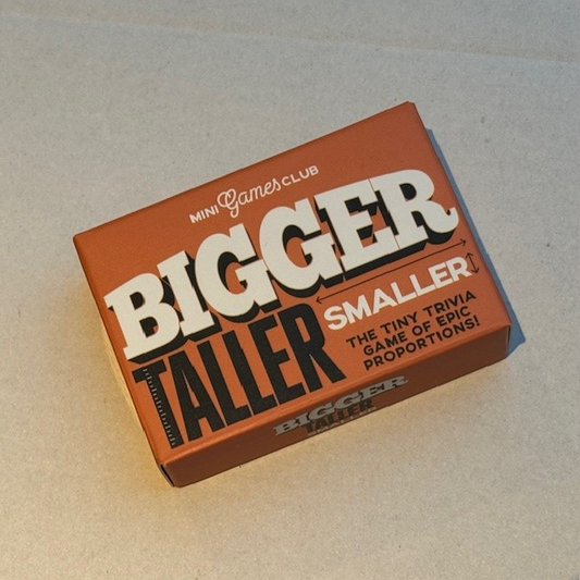 Bigger, Taller, Smaller orange b...