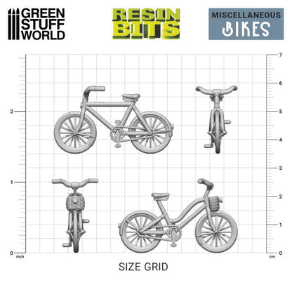 Green Stuff World Resin Bike Models