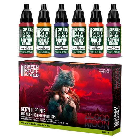 Blood Moon Paint Set - Green Stuff World Acrylics