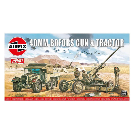 Airfix Bofors 40mm Gun & Tra...