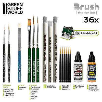 What's Inside The Green Stuff World Starter Brush Set