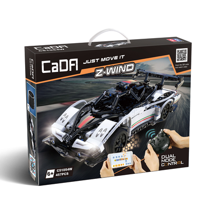 This Cada bricks Z Wind Super Car building bricks kit 