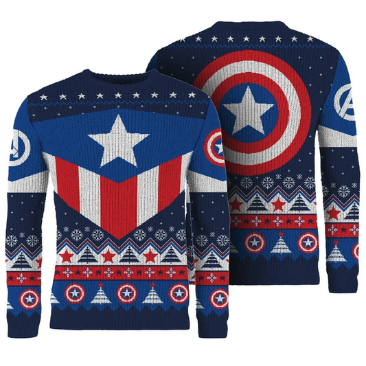 Captain America Christmas jumper...