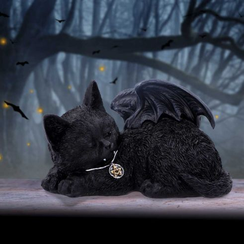 Cat Nap Vampire Cat Figurine