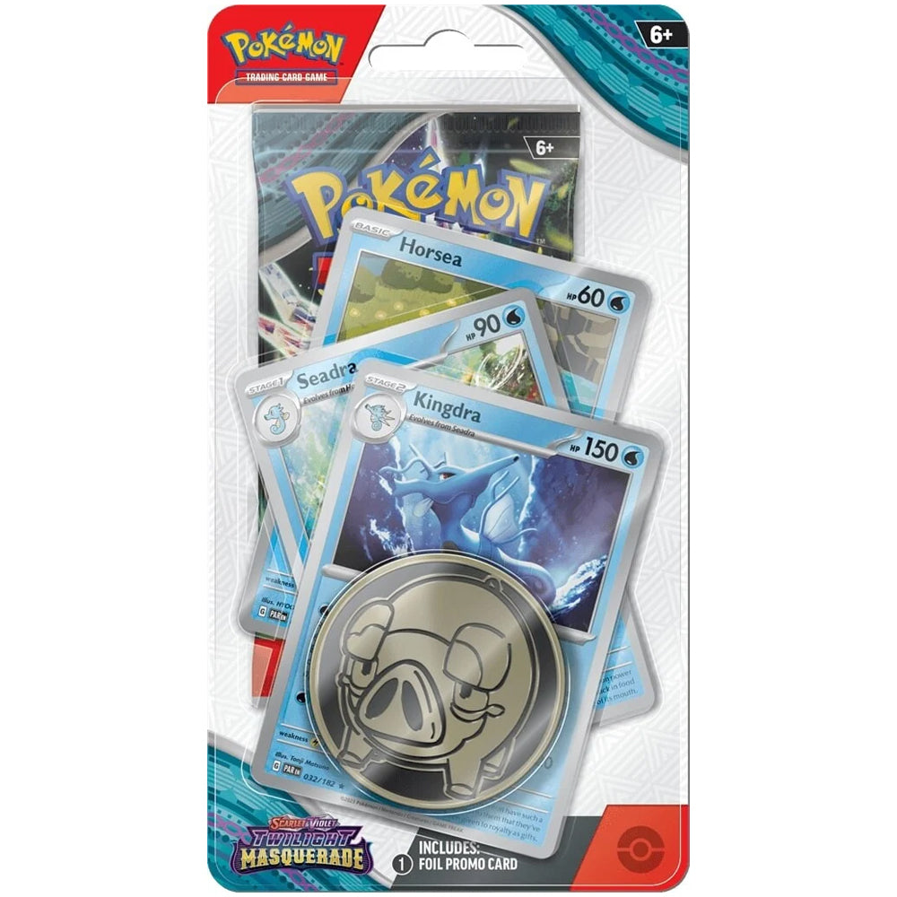 Pokémon TCG SV Twilight Masquerade Kingdra Promo Pack