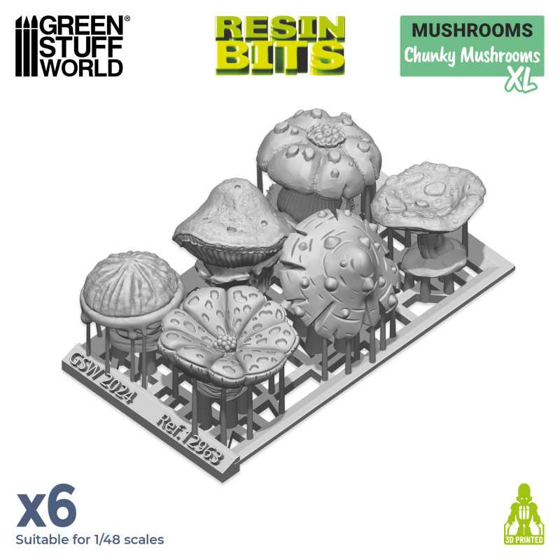 Chunky Mushroom Basing Components