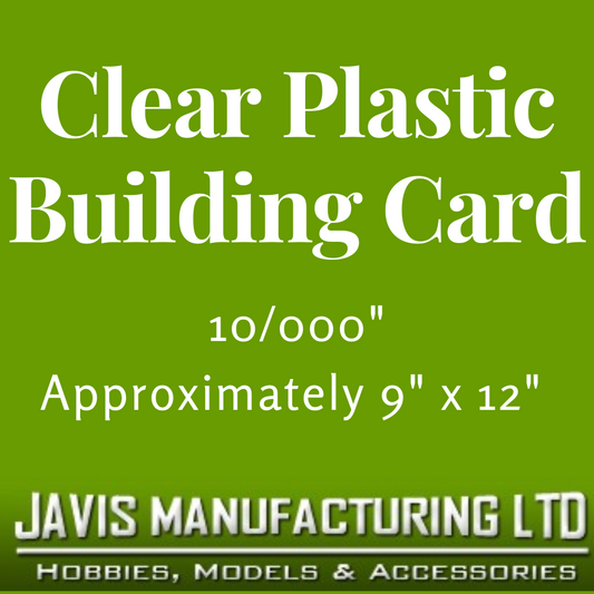 Clear Plastic Building Card - 10...