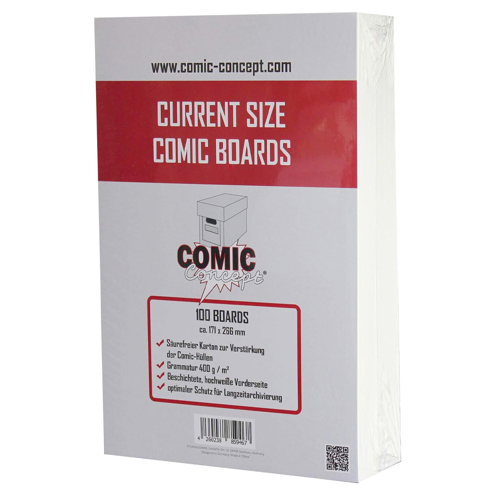 Comic Concept Current Boards 100Pk