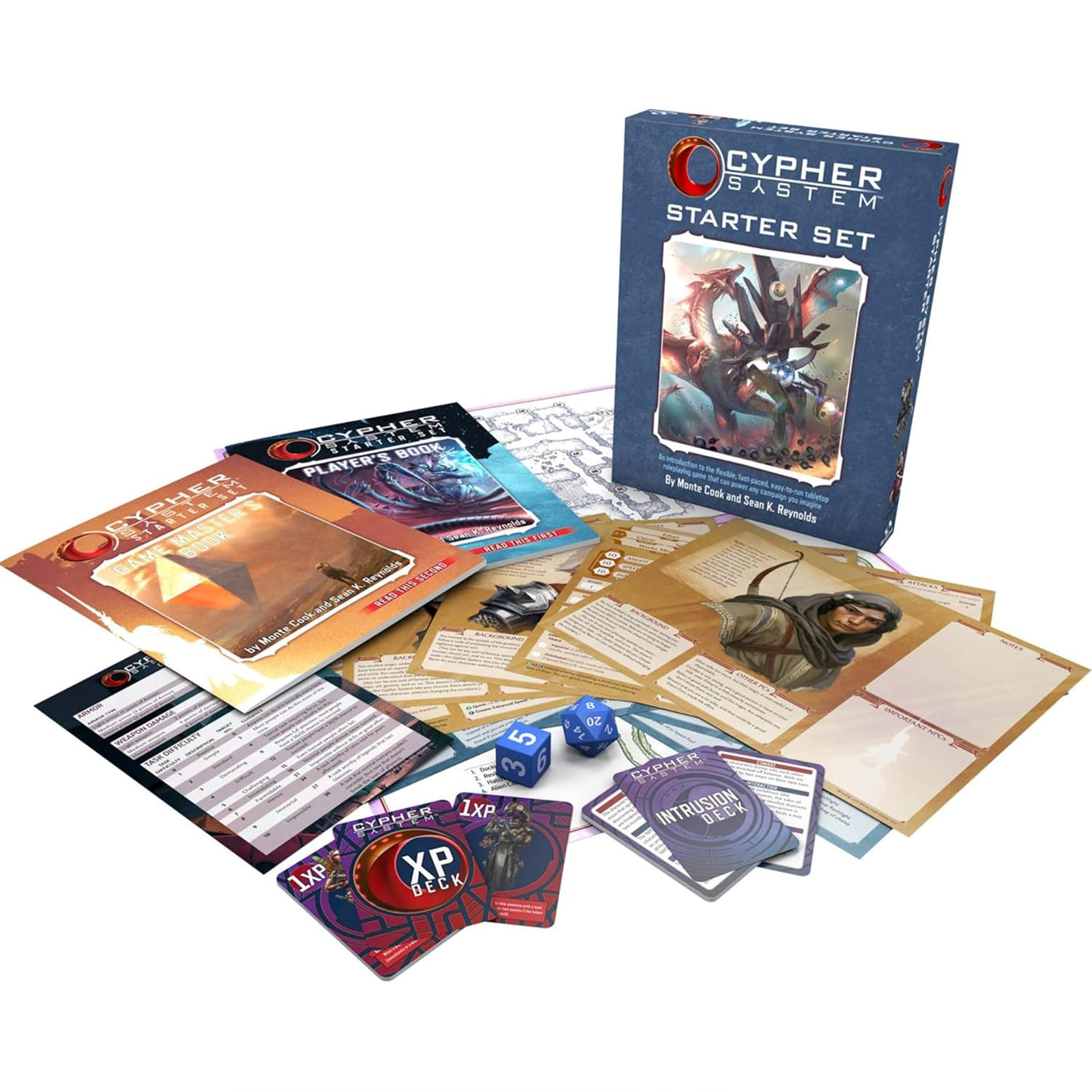 Complete Cypher System RPG Gaming Starter Set