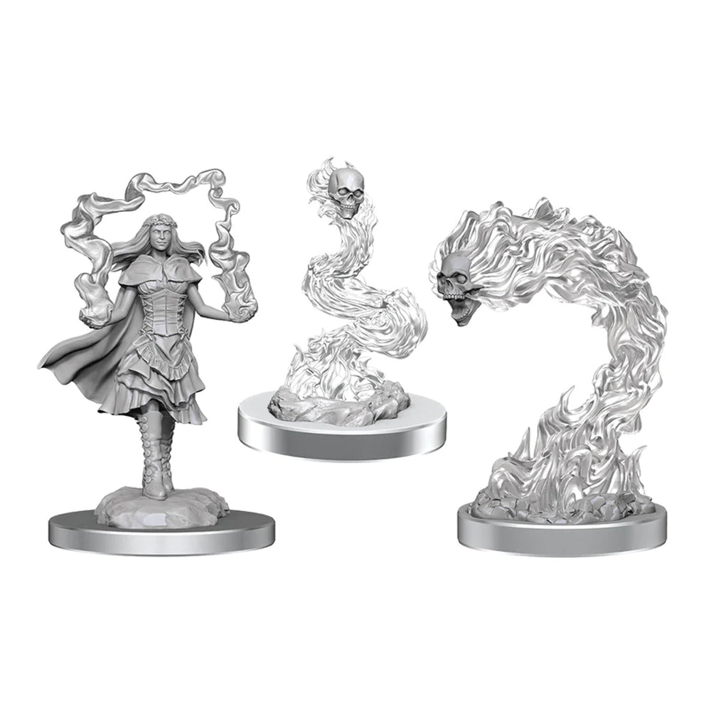 Dark Spellcaster & Flameskulls Nolzur's Marvelous Miniatures