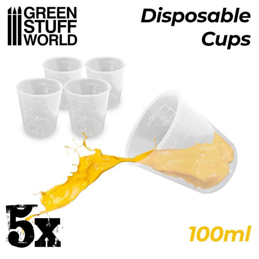 Disposable Measuring Cups x5 Gre...