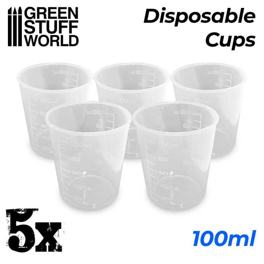 Disposable Measuring Cups x5 Gre...