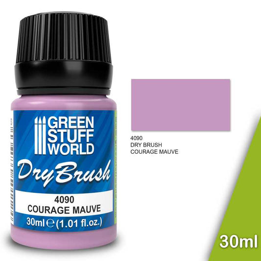 Green Stuff World Dry Brush Paint Courage Mauve 30ml