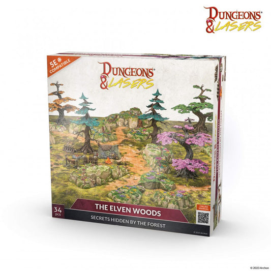 The Elven Woods RPG Terrain - Dungeons and Lasers